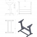 Станина стола для швейной машинки REXEL REX-1